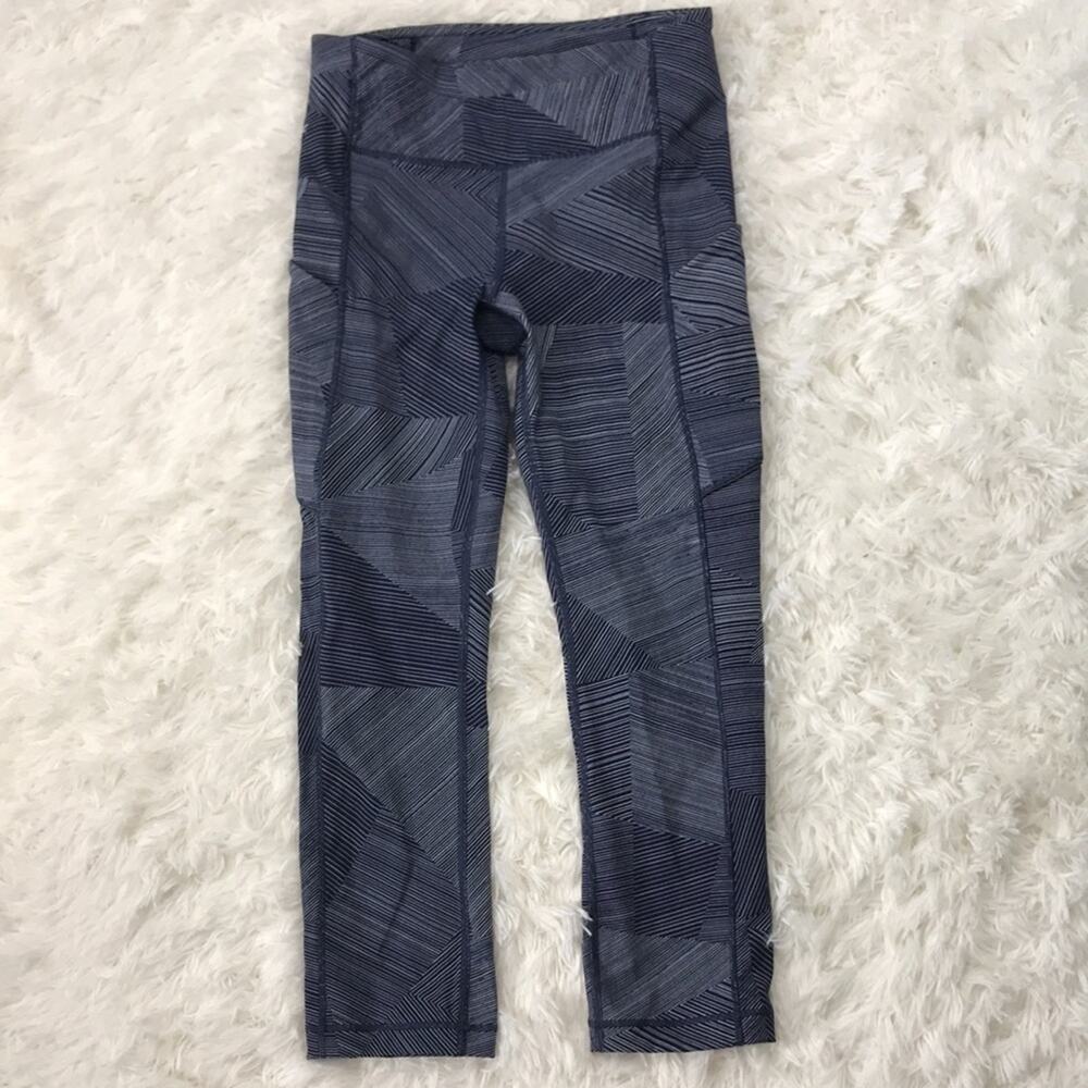 Lululemon Speed Up Crop (21") Etch Hail Midnight